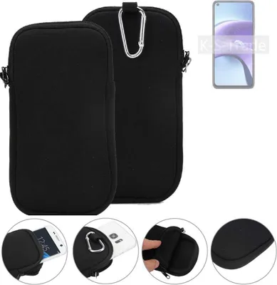 Produktbild von K-S-Trade Neopren-Hülle Handyhülle kompatibel mit Xiaomi Redmi Note 9T Schutzhülle Neoprenhülle Sleeve Schutz-Hülle Gürtel Tasche Case Holster