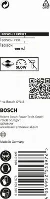 Obrázok produktu pre Bosch 2608900604 Bosch  CYL-9 MC Bohrer 4x40x75mm EXPERT