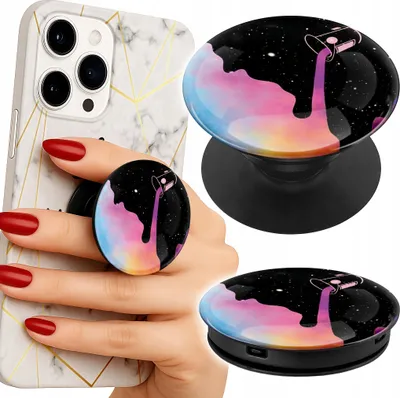 Obrázok produktu pre Popsocket Držiak telefónu/tabletu na prst Dúhové farebné vzory, farba