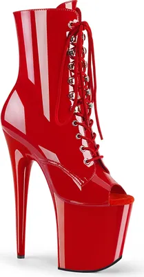 Produktbild von FLAMINGO-1021 Damen Booties von Pleaser, Rot , EU 38, US 8