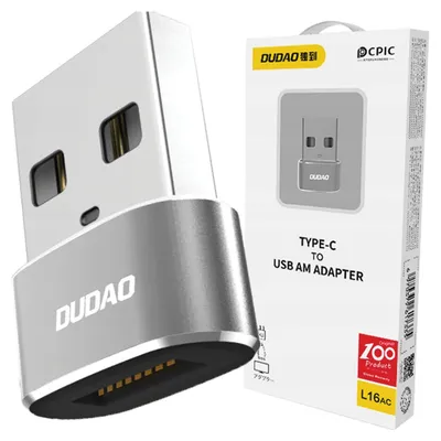 Image de Dudao Adaptateur Usb Type-C vers Usb Noir (L16Ac Noir)