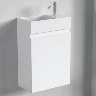 Zdjęcie produktu dla LOMAZOO szafka WC MALIBU 40 × 22 × 60 cm, biały połysk