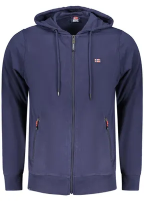 Produktbild von Herren Sweatshirt Blau mit Reißverschluss – Stylisch und Praktisch