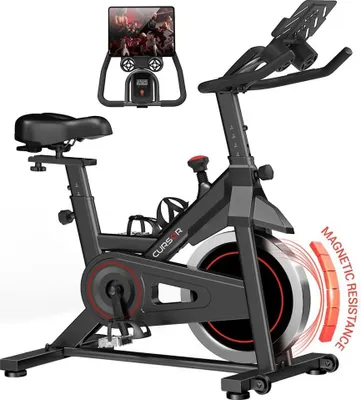 Image de Vélo ergomètre, écran LCD, résistance réglable, CBE20