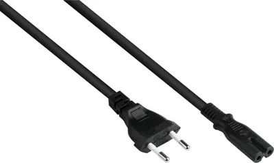 Obrázek produktu pro Euro napájecí kabel C na C7, černý, 5 m