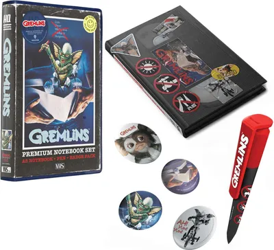 Obrázek produktu pro Gremlins Premium Notebook Set VHS Design
