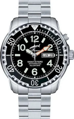 Produktbild von CHRIS BENZ CB-1000A-S-MB Herren-Armbanduhr, Edelstahl-Gehäuse, Metall-Armband