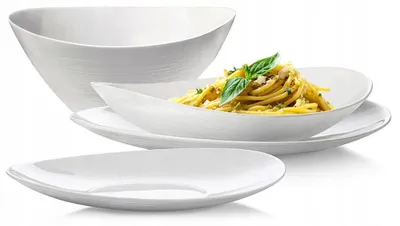 Produktbild von Bormioli Rocco Prometeus Essservice 19-teilig für 6 Personen weiß