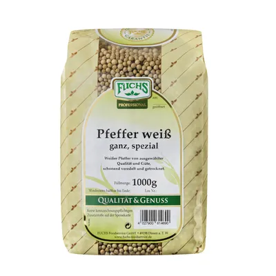 Obrázok produktu pre Fuchs Professional Pepper biele celé korenie špeciálne 1000g