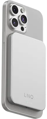Zdjęcie produktu dla LINQ LQWP052, 5000 mAh, Bezprzewodowe ładowanie, 5 W, Srebrny
