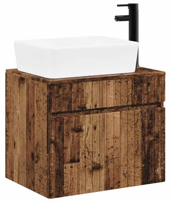 Produktbild von vidaXL Badezimmermöbel-Set Altholz Holzwerkstoff