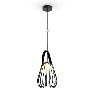Produktbild von Pendelleuchte Wohnzimmer Vintage G9 Käfigleuchte Esszimmer Metall Industrial