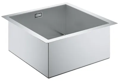 Produktbild von GROHE K700 45-S, Unterbauspüle, Quadratisch, Edelstahl, Edelstahl, 1 Becken, Quadratisch