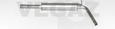 Produktbild von VEGAZ SKS-33AT Mittelschalldämpfer Schalldämpfer für VW POLO (9N) für SEAT Ibiza III Schrägheck (6L) für SKODA Fabia I Combi (6Y5) FABIA (6Y2)