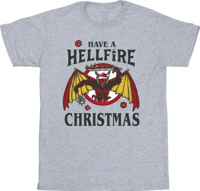 Produktbild von Netflix - "Stranger Things Hellfire" T-Shirt für Herren BI45867 (3XL) (Grau)
