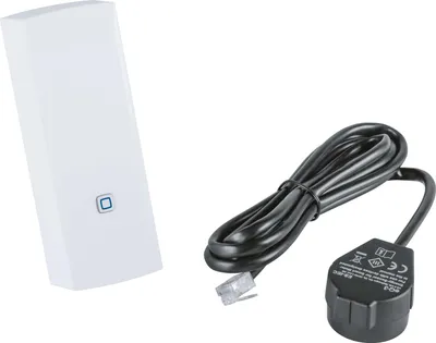 Obrázok produktu pre Homematic IP HmIP-ESI-IEC, Kábel, 300 m, Čierna, Biela, 869.4 - 869.65 MHz, 39 mm, 29 mm