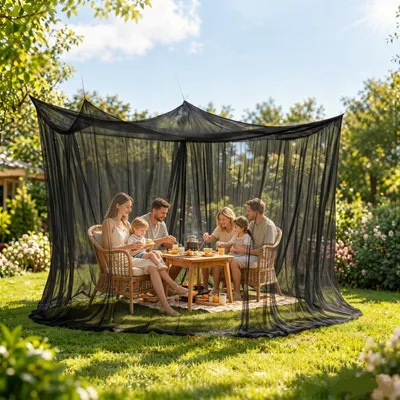 Produktbild von Solidchoice – Moskitonetz für den Außenbereich, 300 x 300 x 250 cm, Insektenschutz