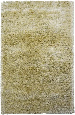 Image de Tapis shaggy fait main avec motif uni MALAIDROY