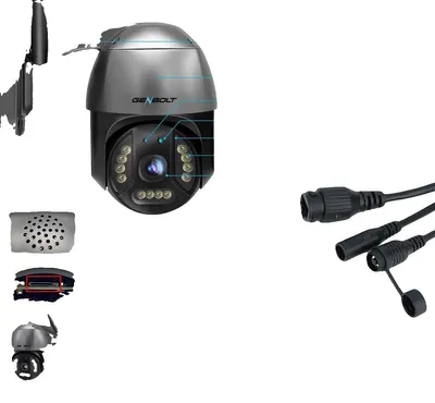 Immagine prodotto di Telecamera Wi-Fi per esterni, risoluzione 4K, tracciamento automatico, GB213V-M