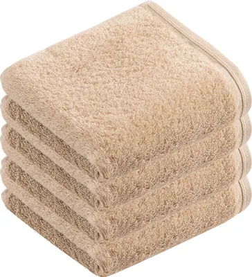 Produktbild von 4er Pack Gästetuch Vegan Life von der Marke Vossen 40 x 60 cm