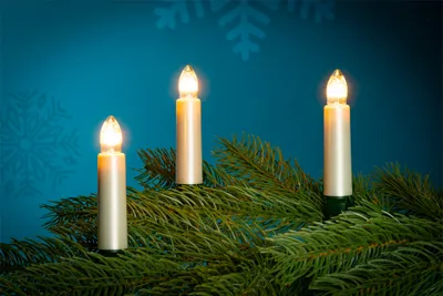 Produktbild von NARVA 30er Riffel-Lichterkette perlmutt innen 20,4m