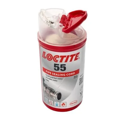 Produktbild von LOCTITE 55 Gewindedichtfaden 160 m Dichtfaden für Rohrgewinde Gas Wasser Heizung