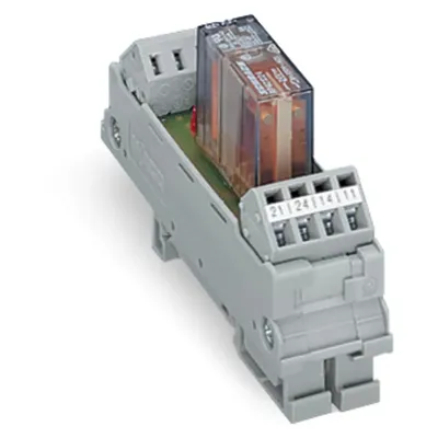 Produktbild von Wago 288-312, Grau, 24 V, 6 A, 2.5 mm², 24 V, 22,5 x 85 x 48 mm