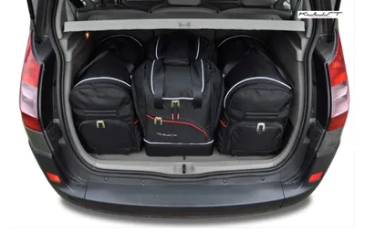 Produktbild von Renault Scenic 2003-2009 Kofferraumtaschen Set 4 Stk