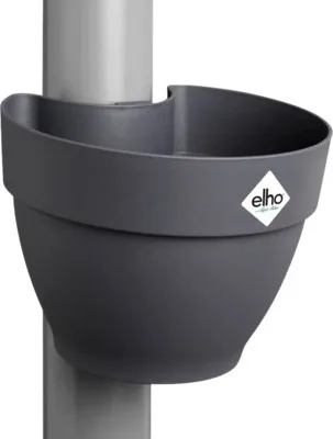 Produktbild von Fallrohrpflanzgefäß Elho vibia campana Kunststoff Ø 19 cm H 16 cm anthrazit