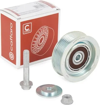 Produktbild von CAFFARO 500407 Umlenkrolle Keilrippenriemen 80mm für TOYOTA Yaris Schrägheck (P9) für CITROËN C1 (PM, PN) passend für PEUGEOT 107 Schrägheck (PM, PN)