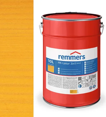 Produktbild von Remmers HK-Lasur 3in1 (plus) 10 L Eimer Kiefer RC-270