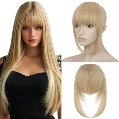 Obrázek produktu pro Syntetický cop "francouzský" s klipem, určený pro ženy, mix odstínů popelavě blond