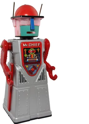 Produktbild von Roboter – Blechroboter – Chief Smoky – Zinnspielzeug