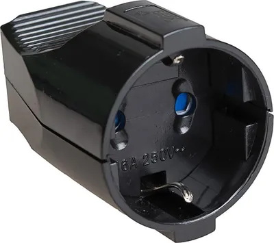Produktbild von Luftbasis T/tl 16a 250v Ip20 Schwarz. Solera 5019n - Solera
