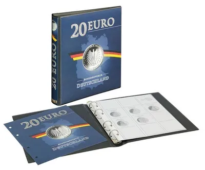 Produktbild von Lindner 1520 Vordruckalbum 20 Euro-Silbermünzen Bundesrepublik Deutschland