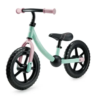 Immagine prodotto di Kinderkraft 2WAY NEXT Bici senza pedali con ruote off-road EVA e sellino regolabile Menta
