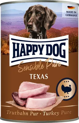 Image de HappyDog Sensible Dose Truthahn Pur 400gx6