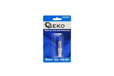 Image de Raccord rapide GEKO pour air comprimé, embout pour tuyau, 9 mm, mâle G03401