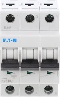 Produktbild von PL6-B13/3 Leitungsschutzschalter 6kA B13A 3P 286588 EATON