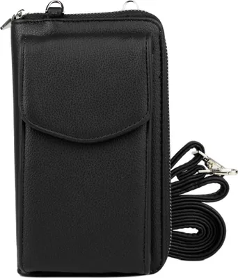 Produktbild von irisaa Kleine Handy Umhängetasche, Geldbörse Damen Brieftasche RFID Schutz Crossbody Handytasche Reisepass mit Kartenfächern und Verstellbarem Schultergurt