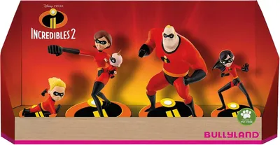 Produktbild von Bullyland 13289 - Die Unglaublichen, 5 Figuren