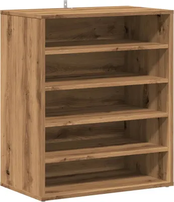 Obrázek produktu pro vidaXL Botník Artisan dub 60x35x70 cm Materiál na bázi dřeva