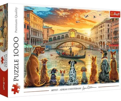 Image de TREFL PUZZLE 1000 Pieski w Wenecji 10944