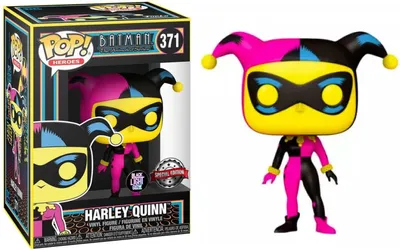 Obrázek produktu pro Funko POP Heroes: DC- Harley Quinn(Black Light glow) special edition (371)