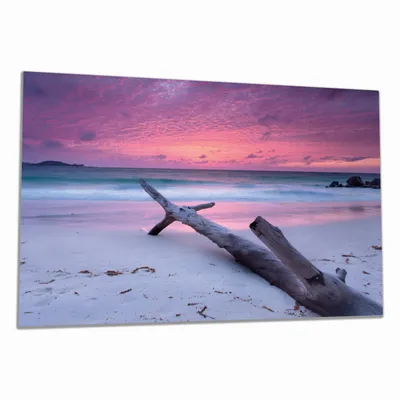 Produktbild von Wallario Herdabdeckplatte aus Glas, Größe 80 x 52 cm 1-teilig, Motiv Abendhimmel bei Sonnenuntergang
