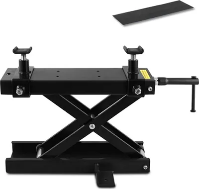 Image de Pont élévateur pour moto, y compris support en caoutchouc Ciseaux Lift # Mini noir