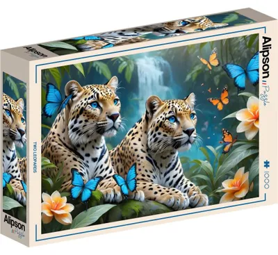 Imagen del producto de ALIPSON Puzzle "Dos Leopardos", 1000 piezas