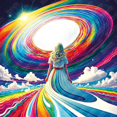 Image de Magnolia Puzzle Interconnected - 1023 Teile bunte Puzzle
