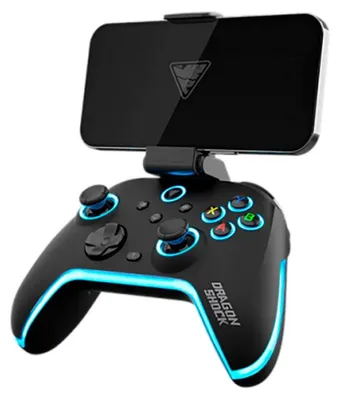 Produktbild von Dragonshock Aurora Plus, Gamepad, Android, PC, Playstation 3, iOS, D-Pad, Richtungstasten, Home button, Reset-Taste, Schaltfläche Start, Turbo-Taste, Analog / Digital, Mehrfarbig, Verkabelt & Kabellos