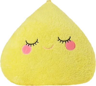 Produktbild von Kuddly weiche Wassertropfen Kissen Plüsch Spielzeug (gelb)